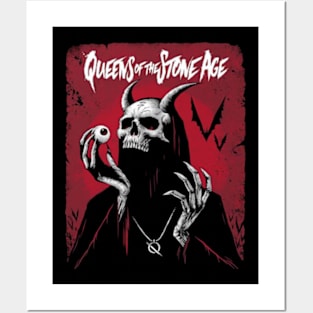 QUEENS OF THE STONE AGE MERCH VTG Posters and Art